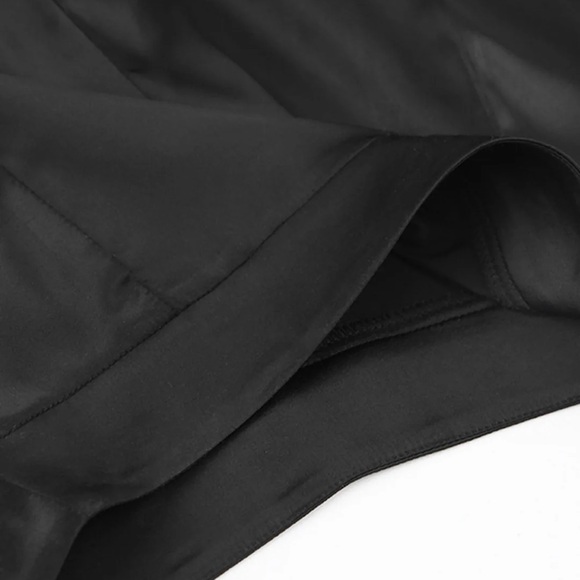 Commense Oversized Satin Wide Leg Dress Pants - Picture 3 of 8